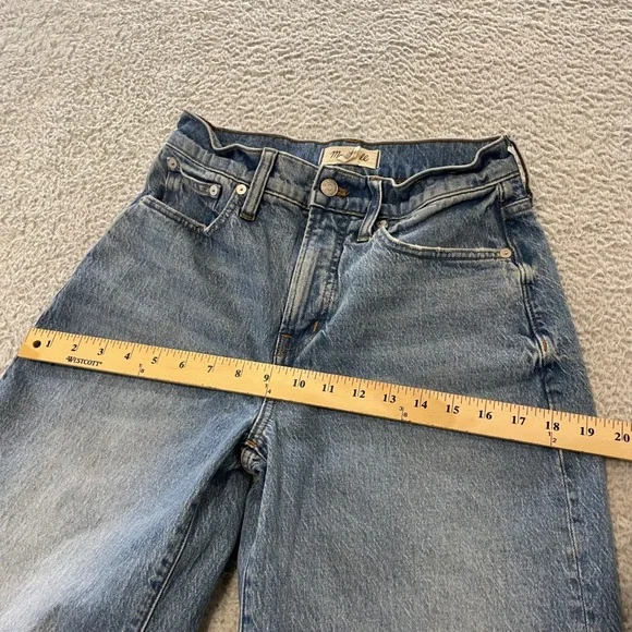 Madewell The Perfect Vintage Wide Leg Jean Womens 26x29 Blue High Rise NR475 - Picture 10 of 15